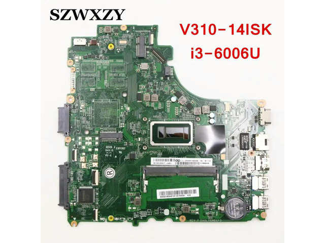 For V310-14ISK Laptop Motherboard with CPU i3-6006U 5B20M59487 DA0LV6MB6F0