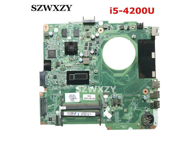 756192-501 756192-001 For 14-N Laptop Motherboard DA0U83MB6E0 i5-4200U CPU 8670M 1GB GPU