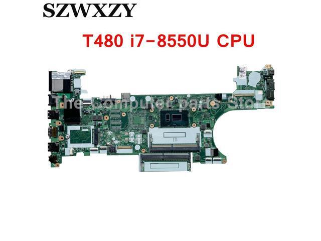For T480 Laptop Motherboard SR3LC I7-8550U CPU Mainboard NM-B501 01YR332 01YU855 DDR4