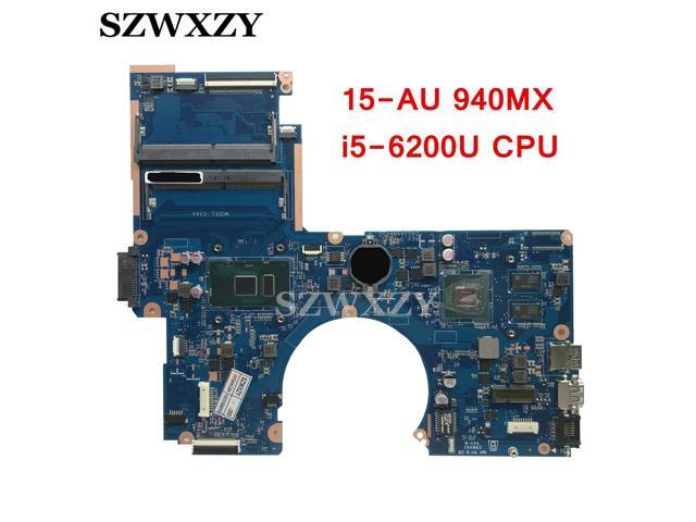 For Pavilion 15-AU Laptop Motherboard DDR4 i5-6200U CPU 940MX GPU 856231-601 DAG34AMB6D0