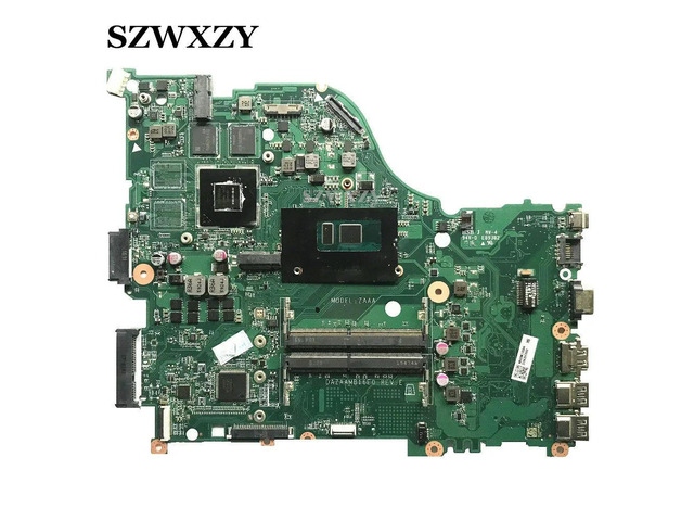 For Aspire E5-575G Laptop Motherboard DAZAAMB16E0 NBGHG11004 NB. GHG11.004 With i5-6200U Processor