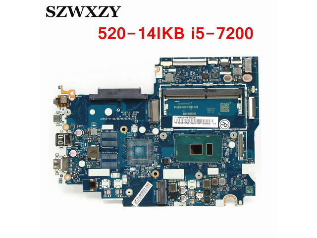 For Yoga 520-14IKB Flex 5-1470 Laptop Motherboard i5-7200 CPU 5B20N67526 LA-E541P DDR4