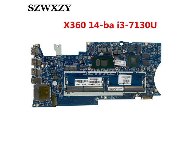 L12077-601 For Pavilion X360 14-BA Laptop Motherboard DSC MX130 2GB With i3-7130U CPU 448.0BZ03.0011