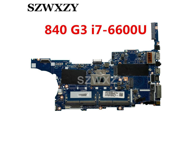For EliteBook 840 G3 850 G3 Series Laptop Motherboard i7-6600U CPU 6050A2822301-MB-A01 826808-601 826808-001