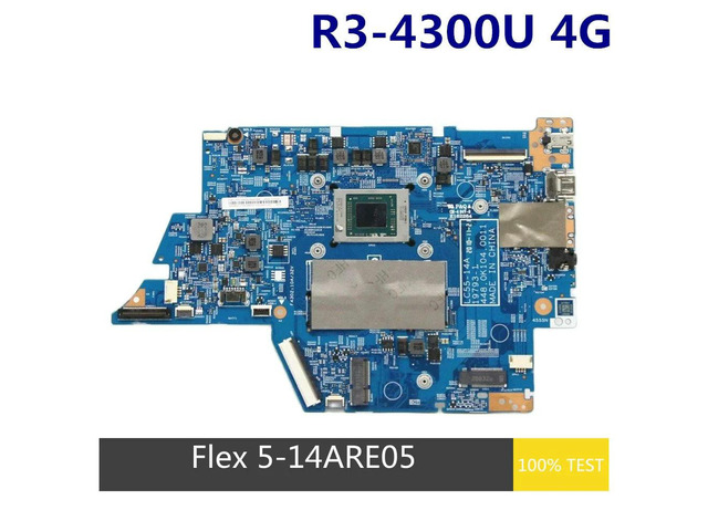 For Flex 5-14are05 Laptop Motherboard 19793-3 R3-4300u Cpu 4g Ram Fru 5b21b44606 5b20s44388