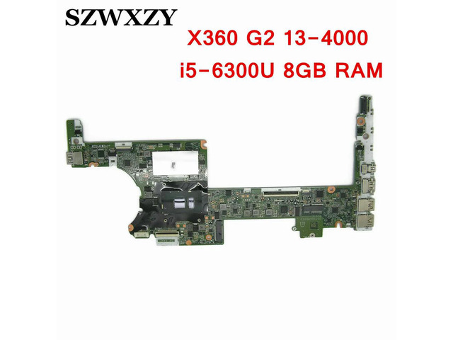 For Spectre X360 G2 13-4000 Laptop Motherboard SR2F0 I5-6300U 8GB RAM 847448-601 847448-001 DAY0DDMBAE0