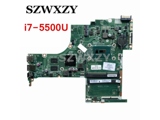 For Pavilion 15-AB Laptop Motherboard 809045-601 809045-001 DAX12AMB6D0 SR23W i7-5500U CPU 940M 2GB GPU