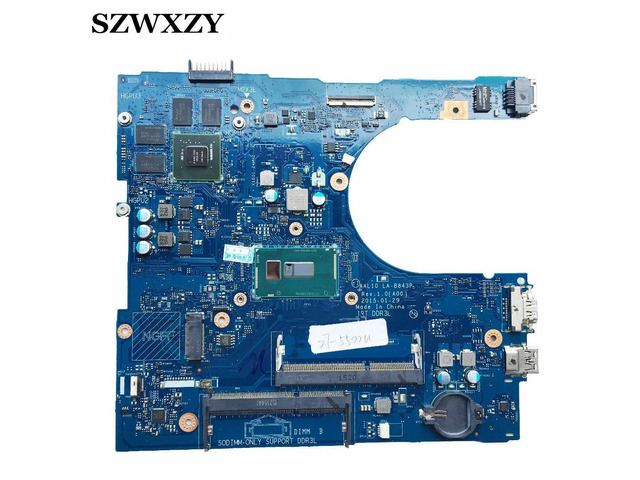V2X3C 0V2X3C For 5458 5758 5558 Laptop Motherboard i7-5500U LA-B843P 920M DDR3L