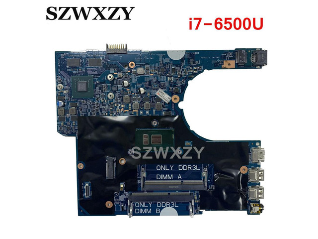 For Latitude 3470 3570 Laptop Motherboard With SR2EZ i7-6500U CPU GT920M 2GB GPU DDR3L 00KCD9 0KCD9