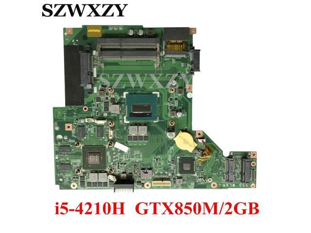 For GE60 GP60 Laptop Motherboard MS-16GH1 VER:1.0 With SR1Q0 i5-4210H CPU GTX850M/2GB DDR3L