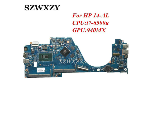 855836-001 855836-501 855836-601 For 14-AL Laptop Motherboard With i7-6500U CPU 940MX GPU DAG31AMB6D0