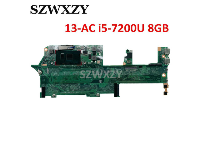 For Spectre X360 13-W 13-AC Laptop Motherboard 907560-601 907560-001 DA0X31MBAF0 With i5-7200U 8GB RAM
