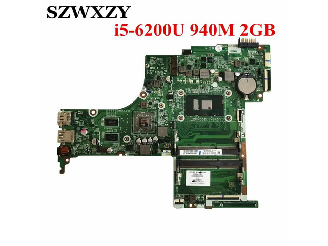 For 15-AB 17-G Laptop Motherboard DAX1ADMB6F0 830600-601 831030-601 i5-6200U 940M 2GB