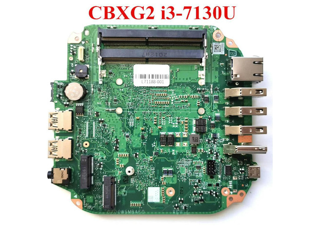 For Chromebox CBXG2 Laptop MotherBoard With SR3JY i3-7130U CPU DA00WSMBAD1 L71188-001 L71188-601 DDR4