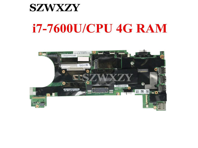 For T470S Laptop Motherboard With i7-7600U CPU 4G RAM 01ER066