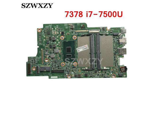 For Inspiron 7378 Laptop Motherboard CN-0FF2FN FF2FN DDR4 i7-7500U CPU