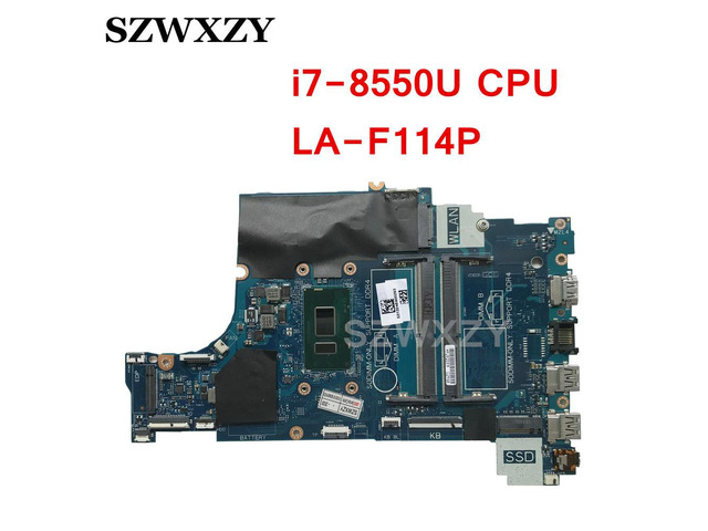 For Inspiron 15 5570 Laptop Motherboard CAL60 LA-F114P DDR4 CN-0V4K03 0V4K03 V4K03 SR3LC i7-8550U