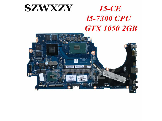 For OMEN 15-CE 15-CE001TX TPN-Q194 Laptop Motherboard 929484-601 929484-001 GTX 1050 2GB i5-7300 CPU DAG3AAMBAG0