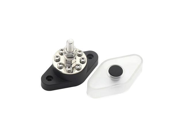 Car Bus for BUSBar180A High Current RV Boat Accessories Round Bus Terminal Row Black