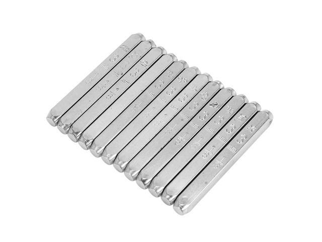 12PCS Constellation Design Metal Stamp Set, 3MM Horoscope Metal Punch Stamp Tool Kit DIY Crafts Art Supplies Stamping