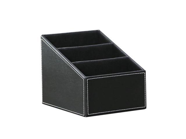 Photos - Mini Oven PU Leather Desk Stationery Organizer, Multi-Function Desk Storage Box For