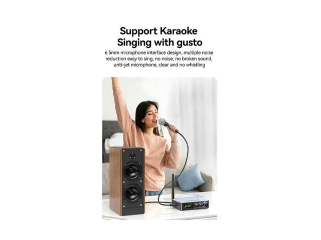 Tebe NFC Bluetooth 5.1 Audio Receiver Transmitter Coaxial RCA Wireless Bass Treble Music Adapter FM Radio(M9)