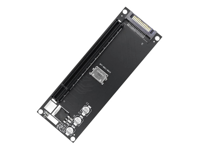 Mainboard SFF-8611 8612 NVMe M.2 SSD to PCIe 4.0 X16 Adapter Expansion Card PCIe X4 Riser Card External Graphics