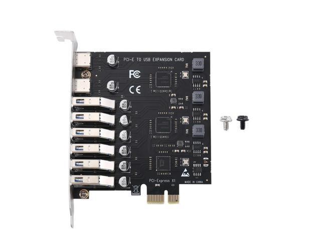 Photos - Mini Oven Portable Desktop USB3.2 Expansion Card 8-Port SATA Adapter Card Pci-E to U