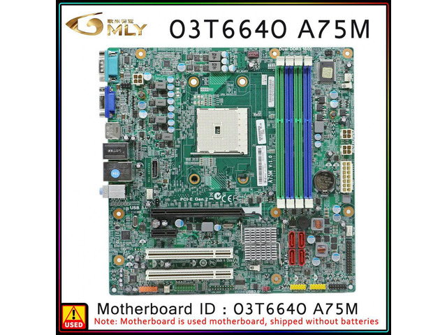 M78 A75M D3F2-LM2 FM2 Motherboard 03T6678 03T6676 03T6640