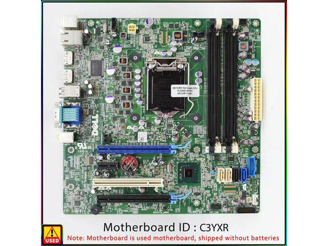 FOR Precision T1600 M7HTH 6NWYK T1650 C3YXR X9M3X Motherboard