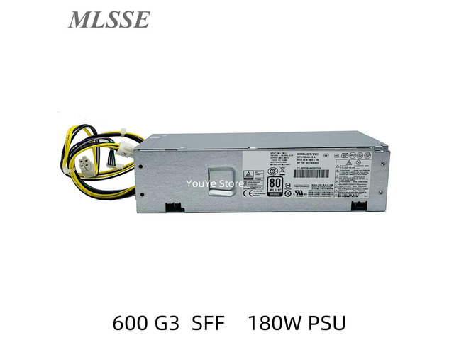 Power Supply For ProDesk 600 G3 SFF 180W 915544-001 901765-003 PA-1181-3HV DPS-180AB-26 A 4+4PIN Tested