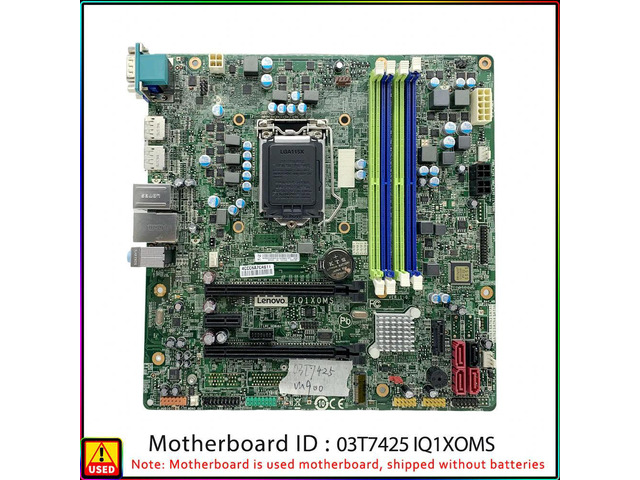 FOR ThinkCentre M900 M8600 M6600 1151 Pin Motherboard 03T7425 IQ1XOMS EX