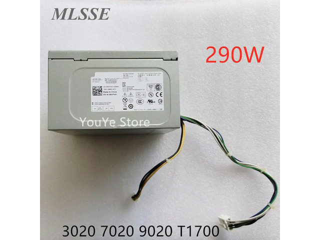 For Optiplex 3020 7020 9020 T1700 290W ATX Power Supply 290W H290EM-00 RVTHD 0RVTHD P0KFV 0P0KFV Tested