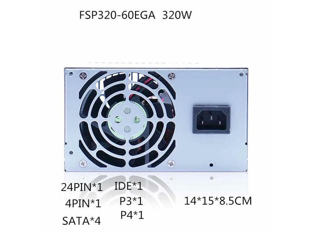 320W ATX Power Supply Power Supply For FSP320-60EGA 54Y8869 54Y8841 54Y8891 PC6001 PC9008 HK380-12GP DPS-280FB