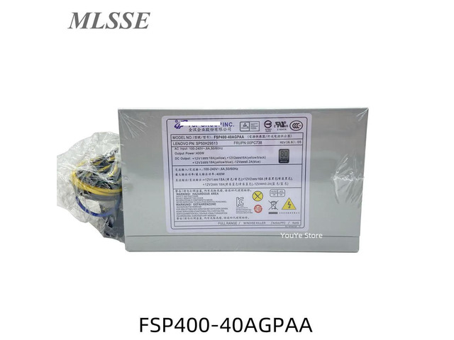 For FSP400-40AGPAA SP50H29513 00PC738 Max 400W 10pin With Graphics Card 6pin Server Power Supply