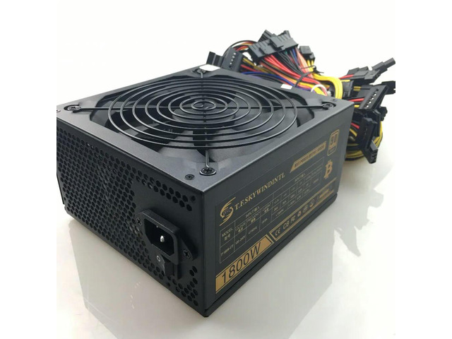 1800W Power Supply 1800w Pc Power Supply ATX Miner Power PSU ATX Mining Machine 6 Pieces Graphics Card GPU Miner Antminer PSU