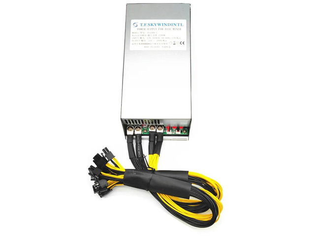 2500W Power Supply 2400W Computer Asic Miner PSU Gpu Server Psu 10x6pin Cable BITMAIN APW3 Antminer PSU 110V 220v Awp3 Awp7