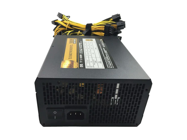 T. F.SKYWINDINTL Power Supply 1800W Bitcoin PSU Mining Psu 1800W BTC 8 GPU 1060 RX570 Mining 1800W ATX Power Supply Antiminer