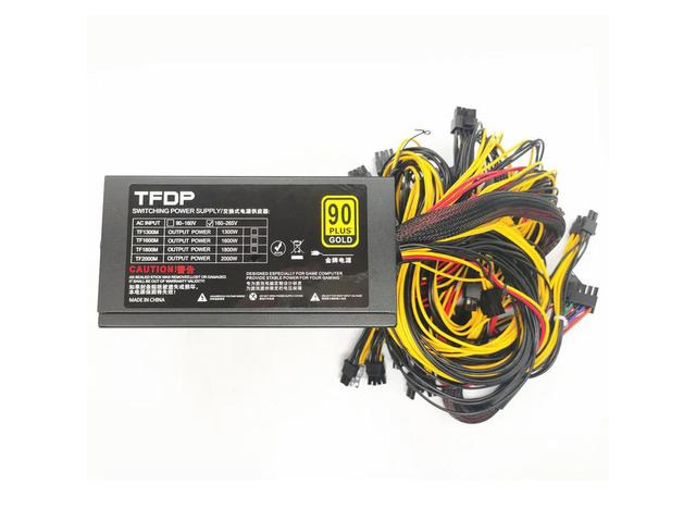 2000W Switching PC Power Supply For 8 Video Card 2000W Mining Power Supply Psu Mining
