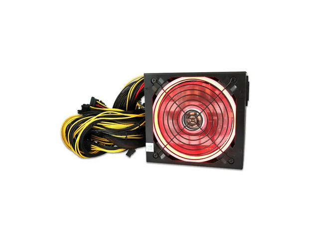 2000W 2400W RGB Fan Mining ATX Power Supply Switching Cryptocurrency Miner PSU For Computer Computer Mining Rig 8 GPU