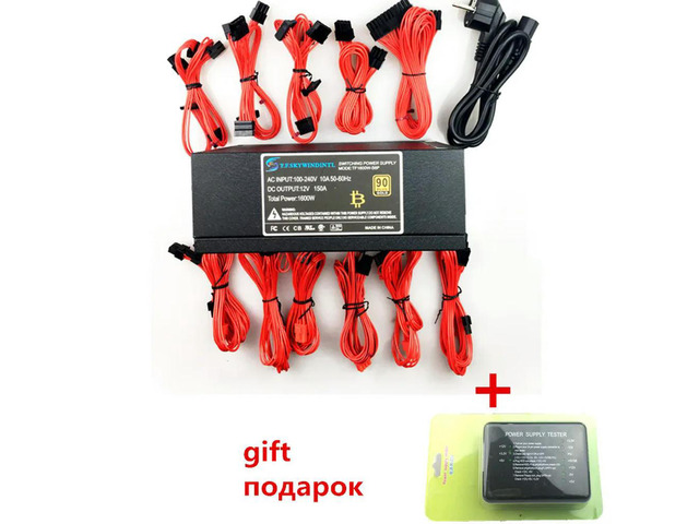 T. F.SKYWINDINTL 1600w Power Supply Bitmain Power Supply 1600W Psu Antminer 1600W Modular Power Supply PC ATX Power Mining PC