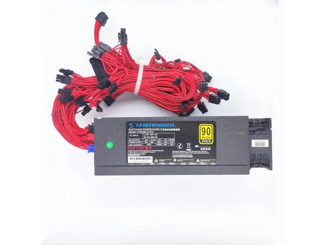 2000W Mining Full Module Modular 110v 220v Power Supply 8 GPU Ethereum ETH Mining ATX PC Power Supply For BTC Minner Machine Psu