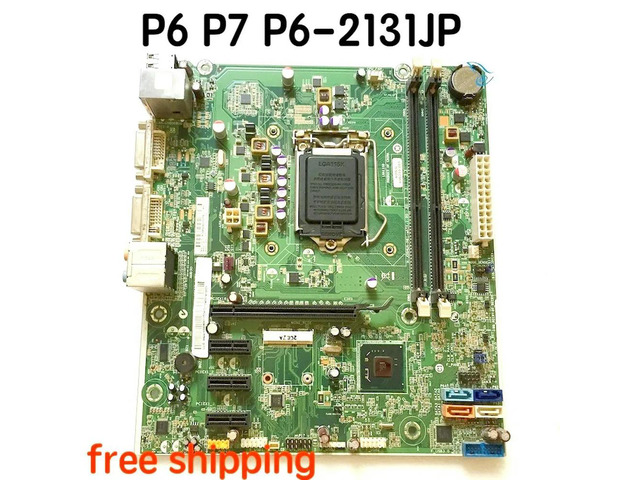 696233-001 ForPavilion P6 P7 P6-2131JP 500-018CX Motherboard 698346-501 H-JOSHUA-H61-uATX:1.00 Mainboard 100%Tested