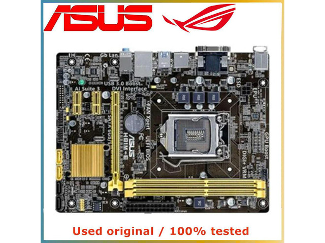 For H81M-E Computer Motherboard LGA 1150 DDR3 16G For H81 Desktop Mainboard SATA III PCI-E 3.0 X16