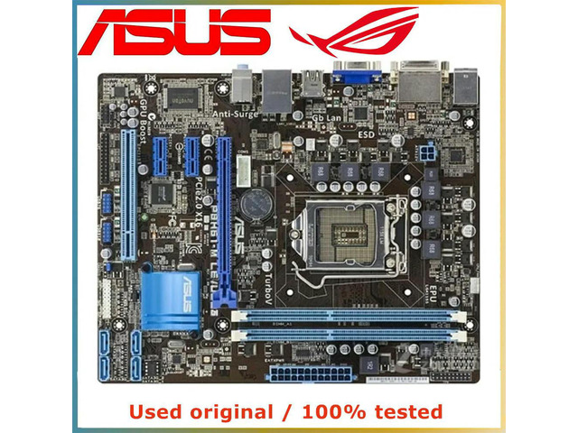 For P8H61-M LE/USB3 Computer Motherboard LGA 1155 DDR3 16G For H61 P8H61 Desktop Mainboard SATA II PCI-E 2.0 X16