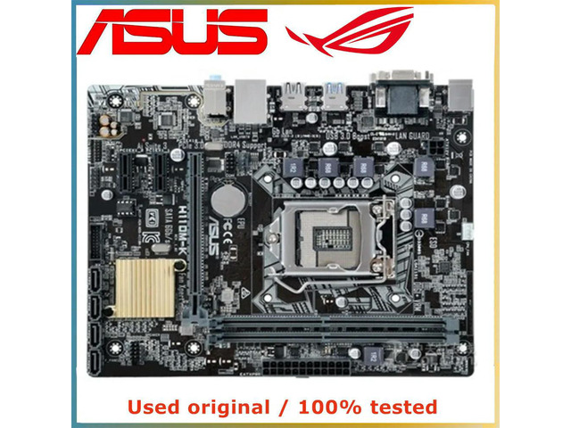 For H110M-K Computer Motherboard LGA 1151 DDR4 32G For H110 Desktop Mainboard SATA III PCI-E 3.0 X16