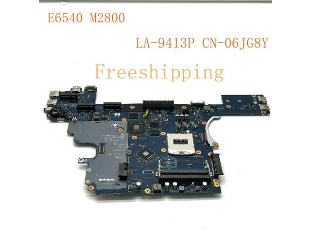 LA-9413P For E6540 M2800 Motherboard CN-06JG8Y 06JG8Y 6JG8Y DDR3 Mainboard 100% Tested Fully Work
