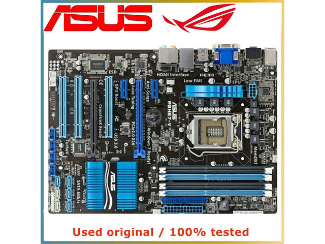 For P8H67-V Computer Motherboard LGA 1155 DDR3 32G For H67 P8H67 Desktop Mainboard SATA III PCI-E 3.0 X16