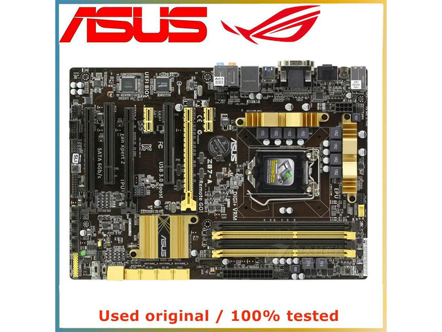 For Z87-A Computer Motherboard LGA 1150 DDR3 32G For Z87 Desktop Mainboard SATA III PCI-E 3.0 X16