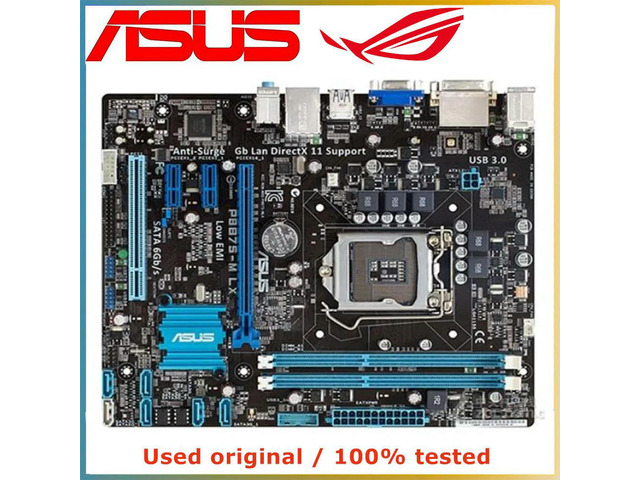 For P8B75-M LX Computer Motherboard LGA 1155 DDR3 16G For B75 P8B75 Desktop Mainboard SATA III PCI-E 3.0 X16
